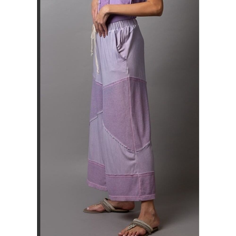 POL Ultra Soft Wide Leg Lavender Palazzo Pants Sz M/L NWT - Picture 3 of 9